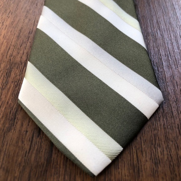 Altea Milano NWT Striped Silk Tie - Picture 4 of 5